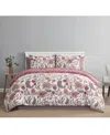 Highline Bedding Co. Giada Floral Reversible Comforter Set, Macy's Exclusive In Pink
