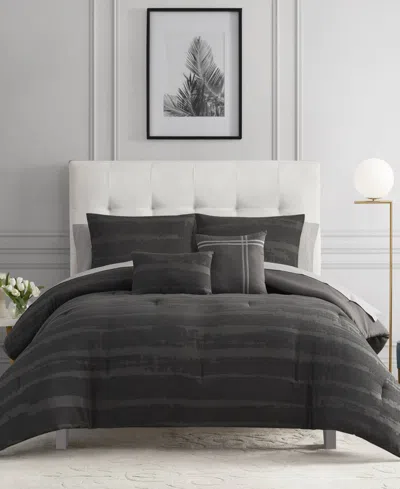 Highline Bedding Co. Hayden 9-pc. Comforter Set, Queen, Exclusively At Macy's In Grey