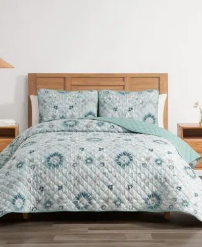 Highline Bedding Co. Provence Quilt Sets In Teal