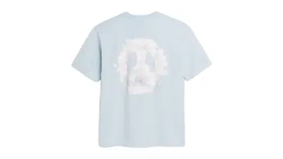 Pre-owned Highsnobiety Men's  X Keinemusik Short Sleeve T-shirt In Light Blue