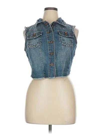 Pre-owned Highway Jeans Denim Vest In Blue