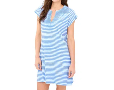 Hiho Josie Mini Dress In Blue/white