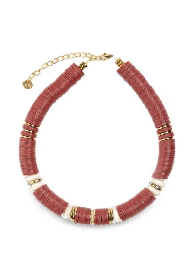 Hijas De Puka Jaipur Beaded Necklace In Gold