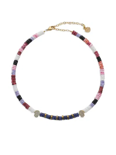 Hijas De Puka Sahara Hamsas Necklace In Multi