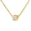 Hik&rós Women's Gold / White Cube Diamond Necklace In Multi