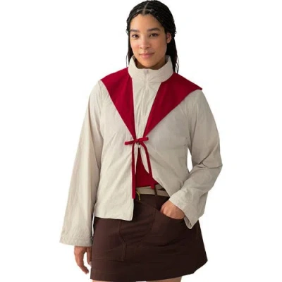 Hikerkind Packable Windbreaker In Brown