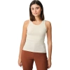 Hikerkind Ribbed Merino Tank Top In White