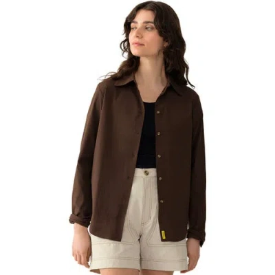 Hikerkind Trail Sun Shirt In Brown