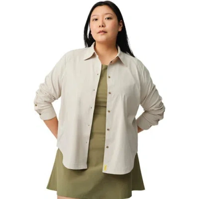 Hikerkind Trail Sun Shirt In White