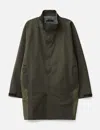 Hiking Patrol 3l Long Shell Coat In Green