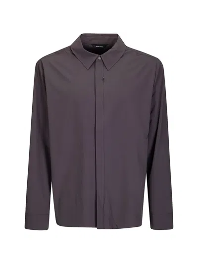 Hiking Patrol Align Button Collared Shirt In Gray