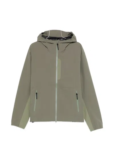 Hiking Patrol Arc Hooded Zip Jacket In Green