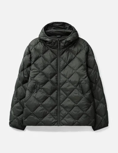 Hiking Patrol Base Lt Down Hooded Jacket In Green