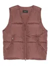 Hiking Patrol Element Zip-up Gilet In Red