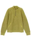 Hiking Patrol Essence Mohair Mixed Knit Top In Green