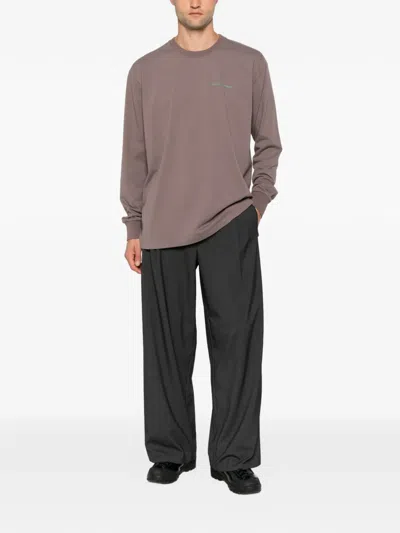 Hiking Patrol Graphic-print Long-sleeve T-shirt In Brown