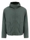 Hiking Patrol Windproof Hooded Jacket Jackets Grey In Green