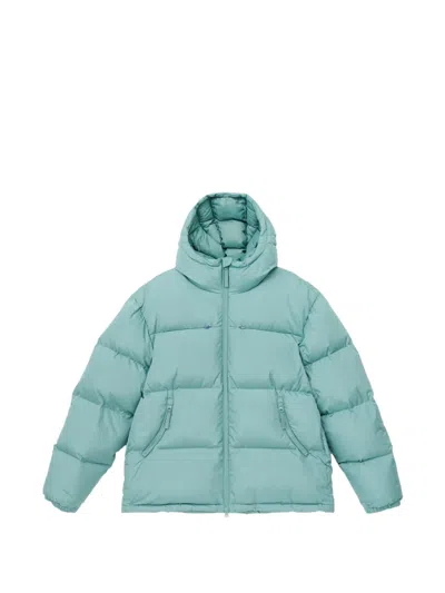 Hiking Patrol Hooded Puffer Coat In Green