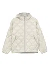 Hiking Patrol Hooded Quilted Jacket In Animal Print