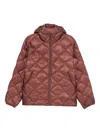 Hiking Patrol Hooded Quilted Jacket In Brown