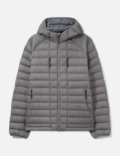Hiking Patrol Horizon Ul 800fp Hooded Down Jacket In Gray