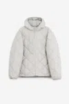 Hiking Patrol Light Down Hood Jacket In Grey