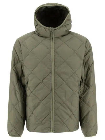 Hiking Patrol Light Down Hooded Jacket In Green