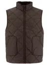 Hiking Patrol Light Down Vest Jackets Brown