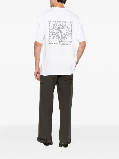 Hiking Patrol Logo-print T-shirt In White