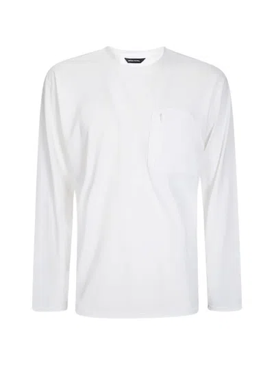 Hiking Patrol Long-sleeve Pocket T-shirt In White