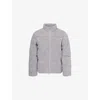 Hiking Patrol Mens Grey Element Texture Padded Down Jacket In Gray