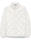 Hiking Patrol Detachable-sleeve Down Jacket In Light Grey