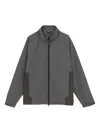 Hiking Patrol Raglan-sleeve Soft-shell Jacket In Gray