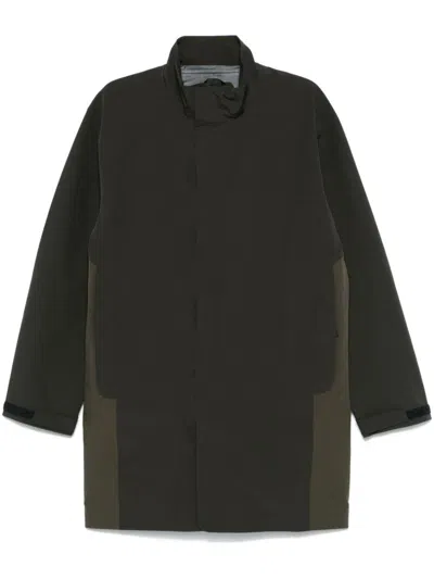 Hiking Patrol Shell Coat In Moss Green