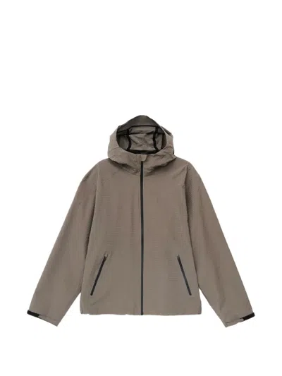 Hiking Patrol Waypoint Check-pattern Jacket In Brown