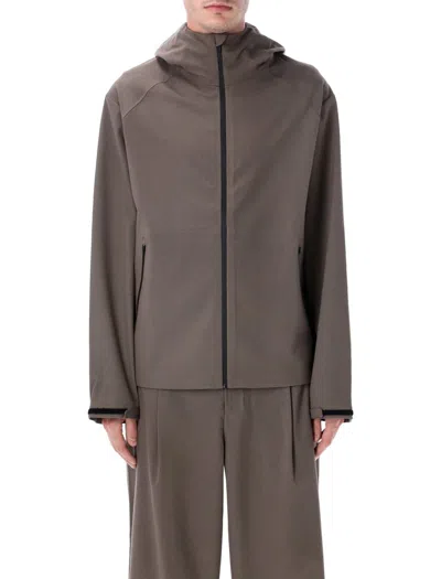 Hiking Patrol Waypoint Ripstop Hooded Jacket In Brown