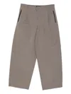 Hiking Patrol Waypoint Zipped-textured Trousers In Brown