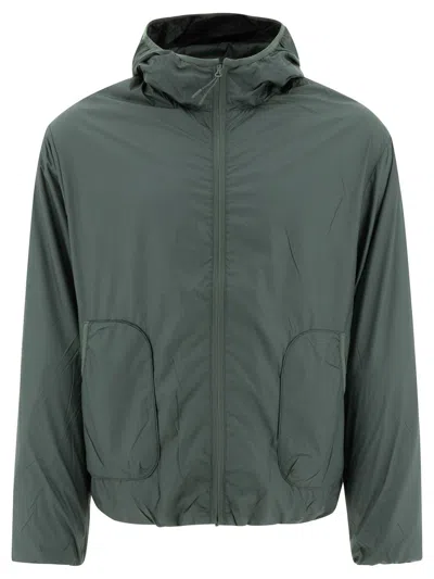 Hiking Patrol Windproof Hooded Jacket In Green