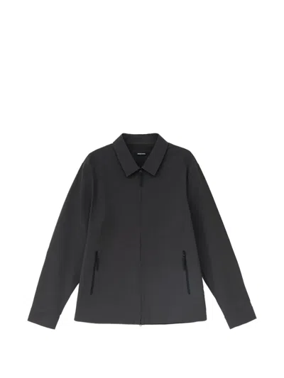 Hiking Patrol Zip-front Shirt In Black