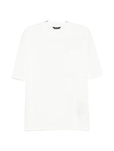 Hiking Patrol Zip-pocket T-shirt In White