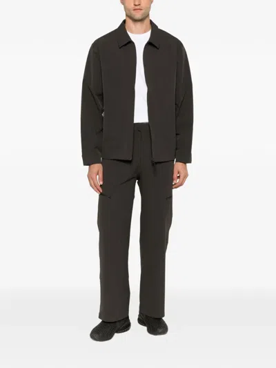 Hiking Patrol Zip-up Collared Jacket In Brown