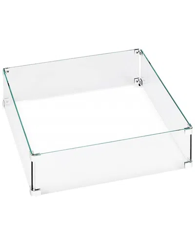 Hiland Glass Wind Screen - 22 Square
