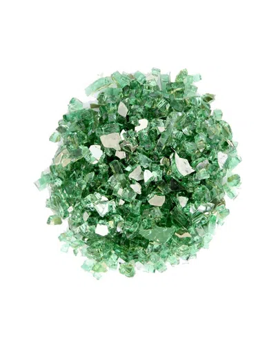 Hiland Green Reflective Fire Glass 20lbs