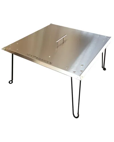 Hiland Hiand Heat Warden Fire Pit Heat Deflector In Stainless Steel