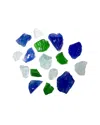 Hiland Pacific Recycled Fire Pit Fire Glass 20lbs In Multi