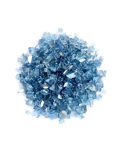 Hiland Sky Blue Reflective Fire Glass 20lbs