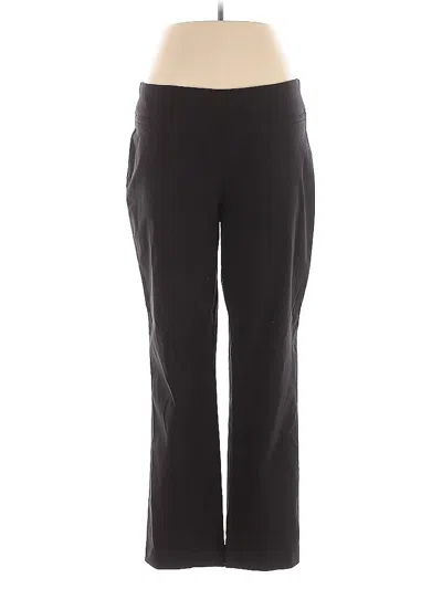 Pre-owned Hilary Radley Active Pants In Black