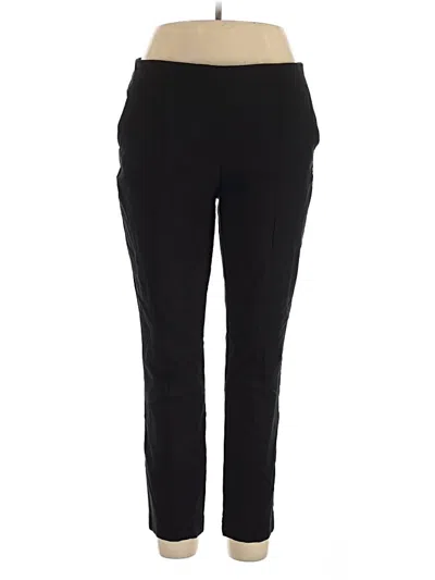 Pre-owned Hilary Radley Active Pants In Black
