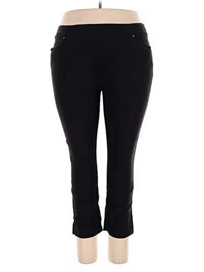Pre-owned Hilary Radley Active Pants In Black