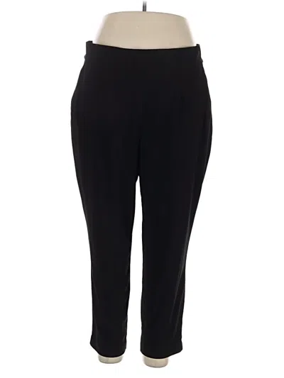 Pre-owned Hilary Radley Active Pants In Black